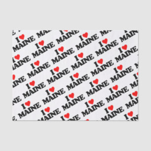 I LIEBE MAINE SEIDENPAPIER