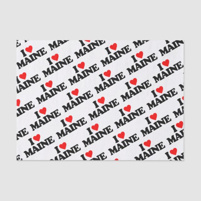 I LIEBE MAINE SEIDENPAPIER (Vorderseite)