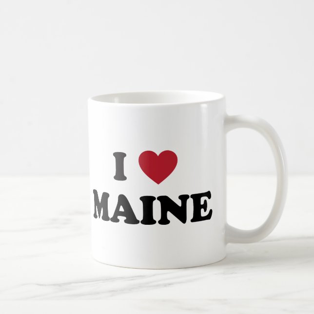 I Liebe Maine Tasse (Rechts)