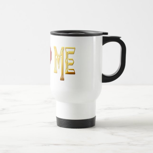 I LIEBE-MAINE-Tasse Reisebecher (Rechts)