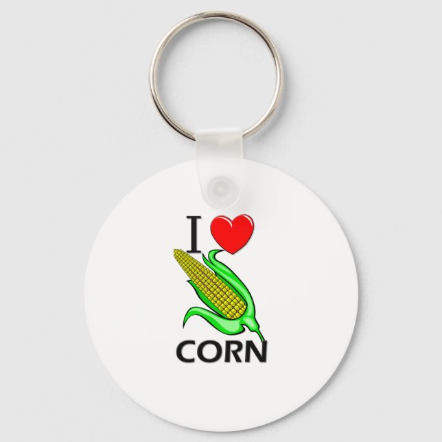 I Liebe Mais Schlüsselanhänger (Vorderseite)