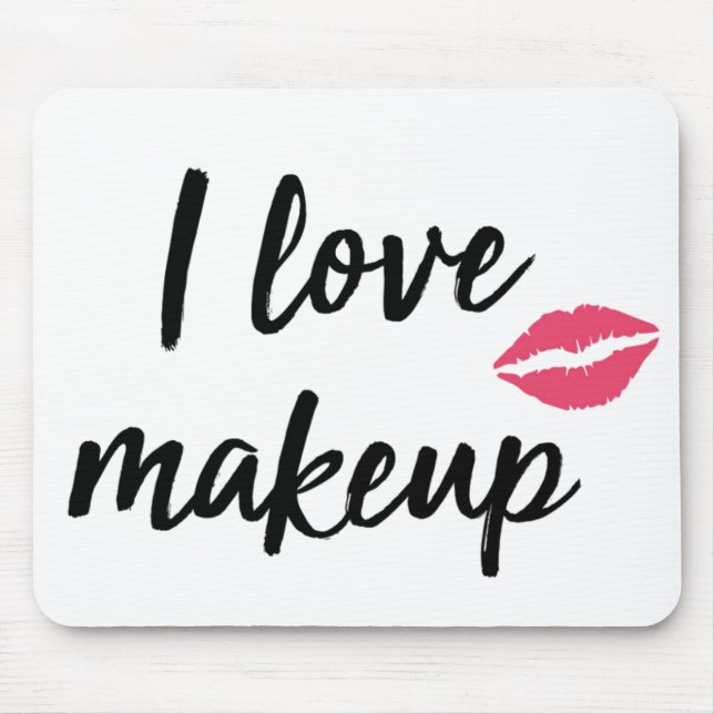 I Liebe-Make-up Mousepad (Vorne)