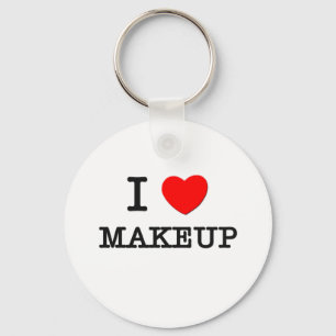 I Liebe-Make-up Schlüsselanhänger