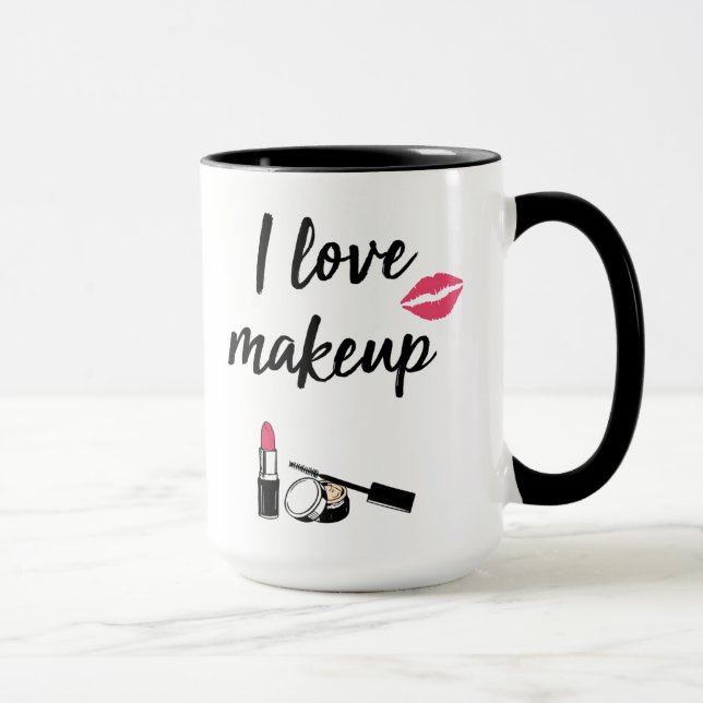 I Liebe-Make-up Tasse (Rechts)