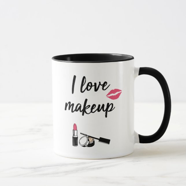 I Liebe-Make-up Tasse (Rechts)