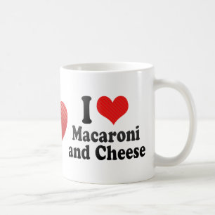 I Liebe-Makkaroni+und Käse Kaffeetasse