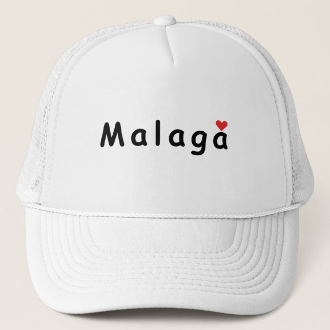 I Liebe Malaga Truckerkappe (Vorderseite)