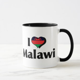 I Liebe Malawi Flag Tasse