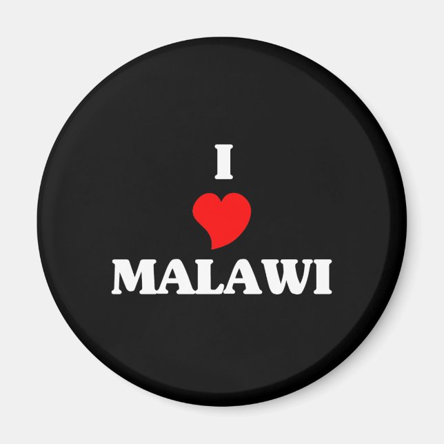 I Liebe Malawi Magnet (Vorne)