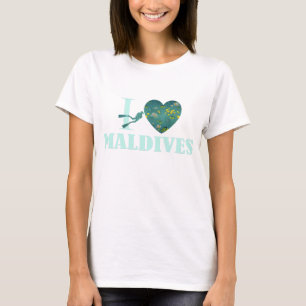 I Liebe Malediven T-Shirt