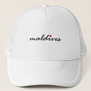 I Liebe Malediven Truckerkappe