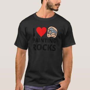 I Liebe Malen Rocks Heart Rock Kindness Paint El T-Shirt