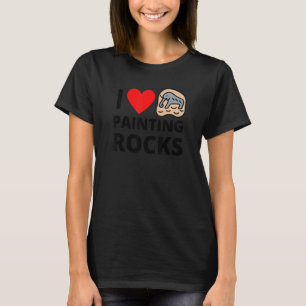 I Liebe Malen Rocks Heart Rock Kindness Paint El T-Shirt