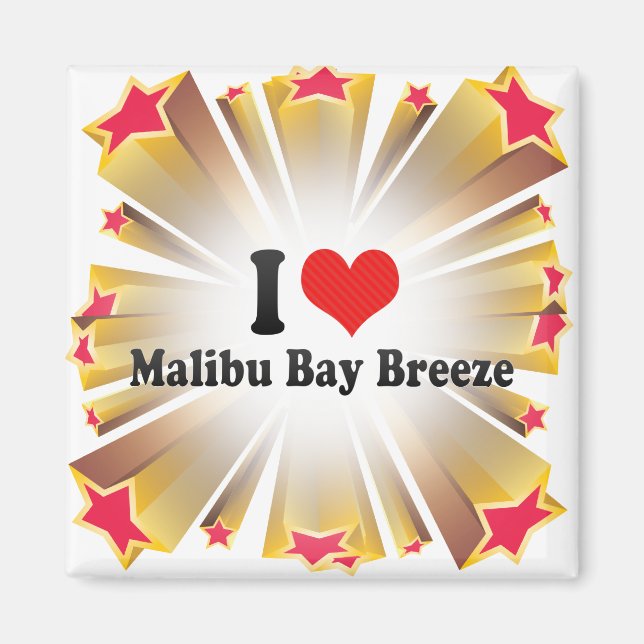 I Liebe Malibu Magnet (Vorne)