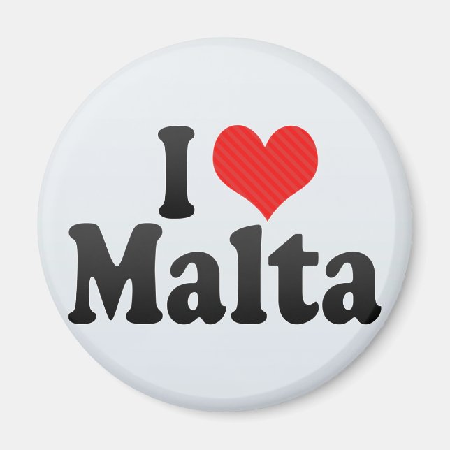 I Liebe Malta Magnet (Vorne)