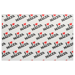 I LIEBE MALTA STOFF