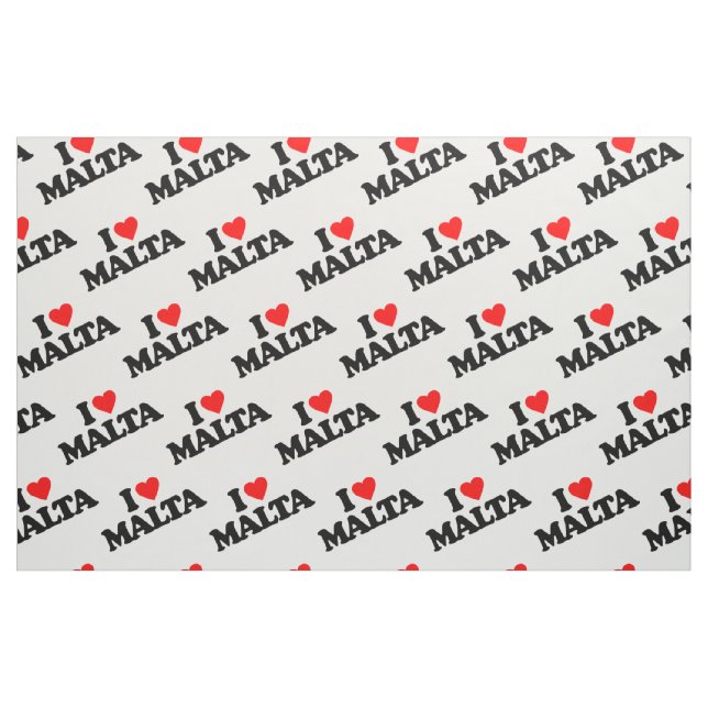 I LIEBE MALTA STOFF (Fat Quarter (45,7 x 55,9 cm))