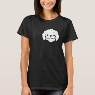 I Liebe maltesische Hunde Haustiere Malteser Hund T-Shirt