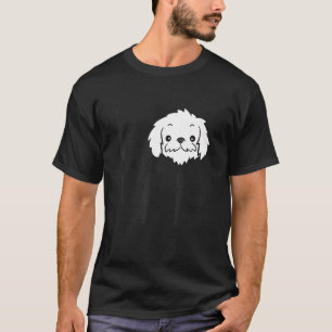 I Liebe maltesische Hunde Haustiere Malteser Hund  T-Shirt