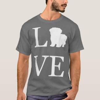 I Liebe Maltipoo Dog Lover White Graphic Design Pe T-Shirt