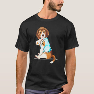 I Liebe Mama Beagle Harrier Tattooed T-Shirt