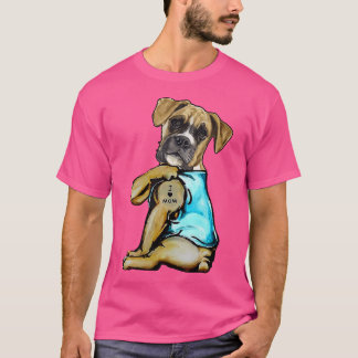 I Liebe Mama Funny Boxer Tattooed T-Shirt