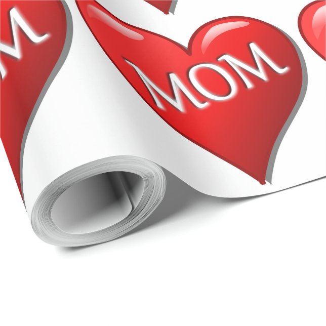 I LIEBE MAMA GESCHENKPAPIER (Rolleneckpunkt)