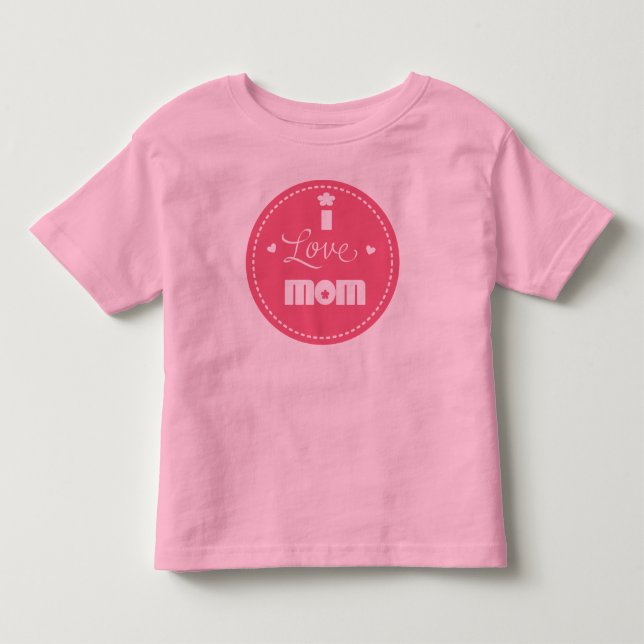 I LIEBE MAMA KLEINKIND T-SHIRT (Vorderseite)