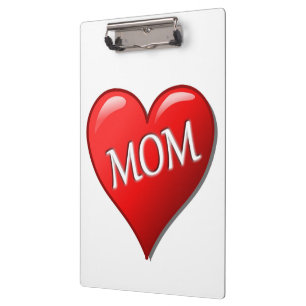 I LIEBE MAMA KLEMMBRETT