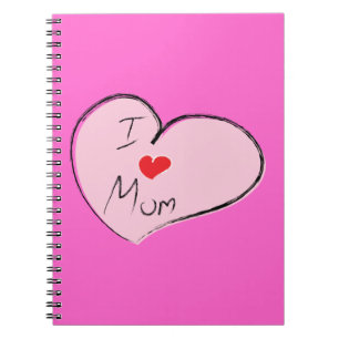 I LIEBE MAMA NOTIZBLOCK