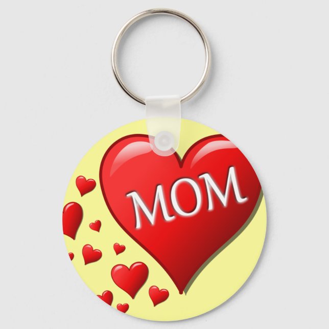 I LIEBE MAMA SCHLÜSSELANHÄNGER (Vorderseite)