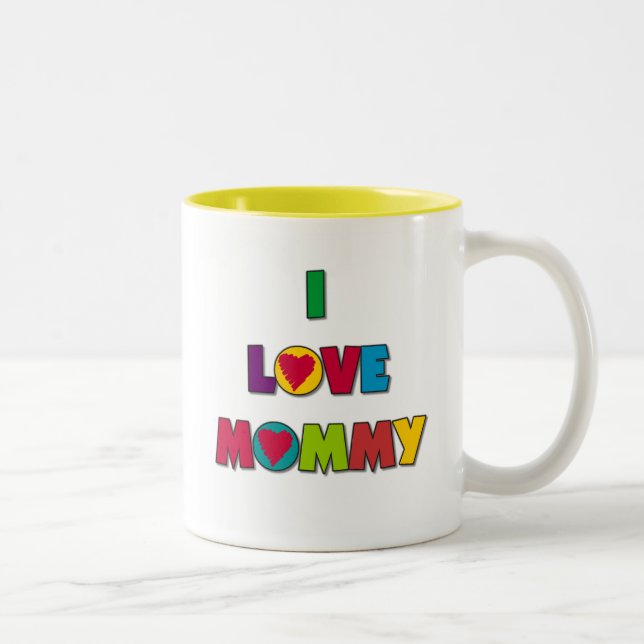 I Liebe-Mama-T - Shirts und Geschenke Zweifarbige Tasse (Rechts)