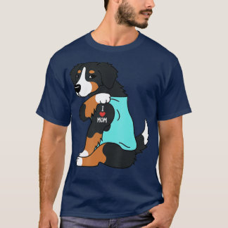 I Liebe Mama Tattoo Berner Berg Hund Funny Mothe T-Shirt