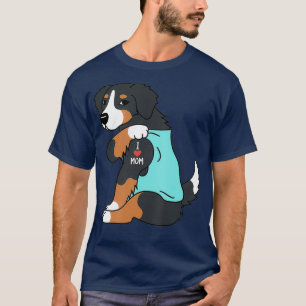 I Liebe Mama Tattoo Bernese Berg Hund Sonntag T-Shirt