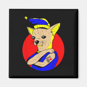 I Liebe Mama Tattoo Chihuahua Mama Niedlich Mütter Magnet