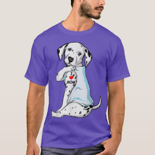 I Liebe Mama Tattoo Dalmatiner Mama Hund Muttertag T-Shirt