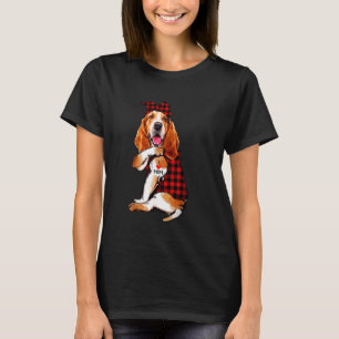 I Liebe Mama Tattoo Funny Basset Hound Dog Bandana T-Shirt
