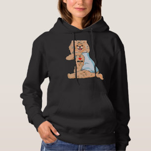 I Liebe Mama Tattoo German Spitz Mama Dog Mutter D Hoodie