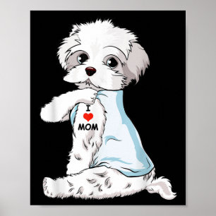 I Liebe Mama Tattoo Havanese Mama Hund Lover Fraue Poster