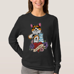 I Liebe Mama Tattoo I Welsh Corgi Mama T-Shirt