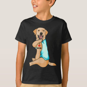 I Liebe Mama Tattoo Labrador Mama Hund Lover Fraue T-Shirt