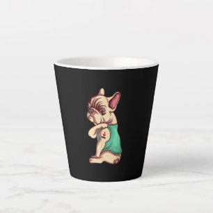 I Liebe Mama Tattoo Lover Funny French Bulldog Ges Milchtasse