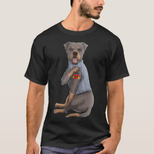I Liebe Mama Tattoo Rottweiler Mama T-Shirt