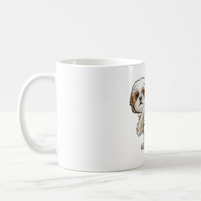 I Liebe Mama Tattoo Shih Tzu Mama Funny Mother_s D Kaffeetasse (Links)