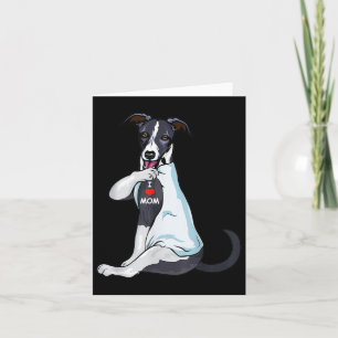I Liebe Mama Tattoo Whippet Mama Hund Lover Frauen Karte