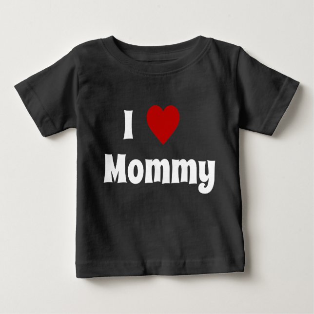 I Liebe Mami-Hemd Baby T-shirt (Vorderseite)