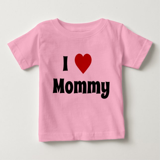 I Liebe Mami-Hemd Baby T-shirt (Vorderseite)
