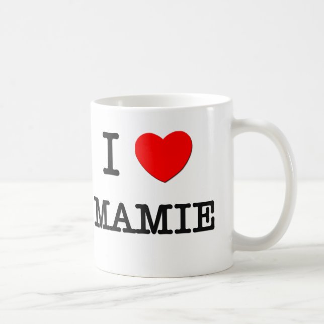 I Liebe Mamie Kaffeetasse (Rechts)