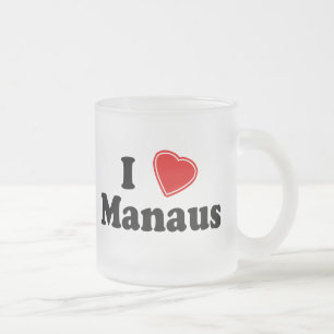 I Liebe Manaus Mattglastasse