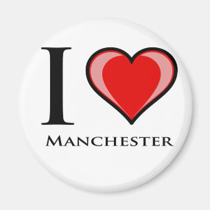 I Liebe Manchester Magnet